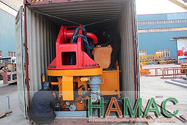 Self-climbing concrete placing boom